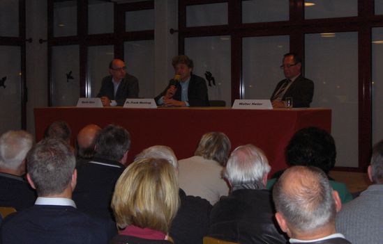 Dr. Frank Mentrup und Walter Heiler standen Rede und Antwort